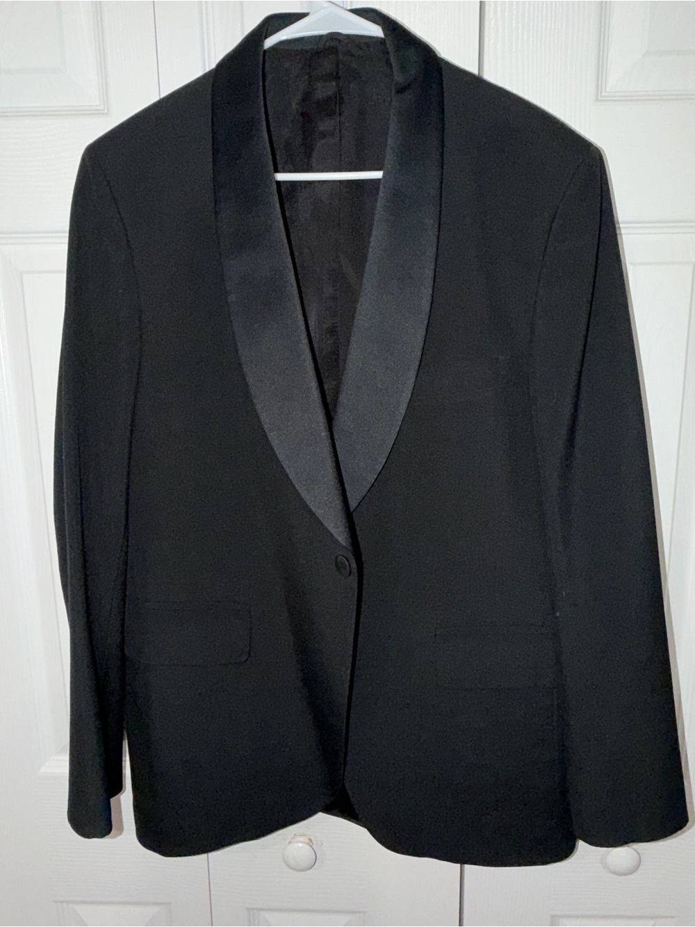 Classic John Frank Vintage Black Shawl Lapel Blazer - Men
